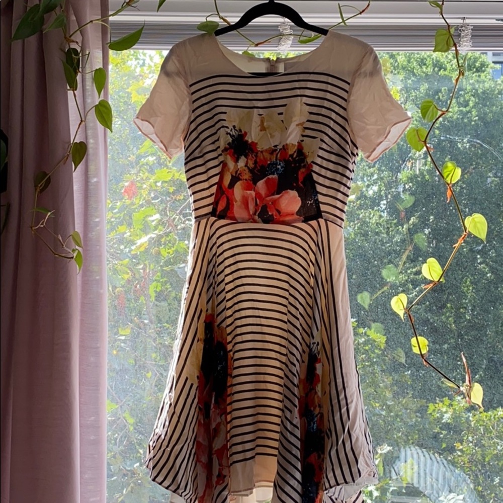 Stunning Corey Lynn Calter Striped Dress